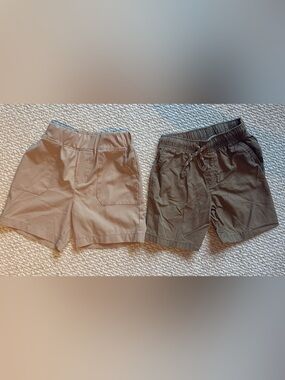 Khaki 4T boys toddler shorts (two pairs) - Cat & Jack, Ben Sherman